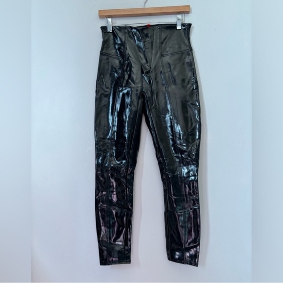 Spanx Faux Patent Leather Leggings size Medium - Picture 2 of 5